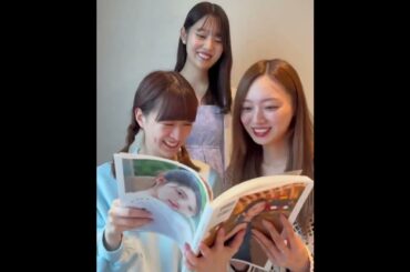 [乃木坂46]  青いバラ読んだよ    梅澤美波  吉田綾乃クリスティー