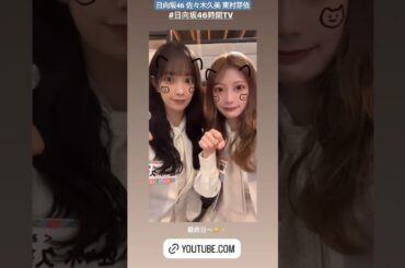 東村芽依 佐々木久美 46時間TV 最終日！頑張る、ねことくみねこ♪ #日向坂ちゃんねる #日向坂46時間tv