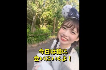 猿との会話チャレンジ！(2023年) #動画ぺろりん #ぺろりん #鹿目凛 #でんぱ組 #東京ディズニーシー