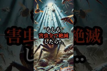 もしも害虫全て絶滅したら…#トリビア #もしも #もしもシリーズ #雑学 #都市伝説