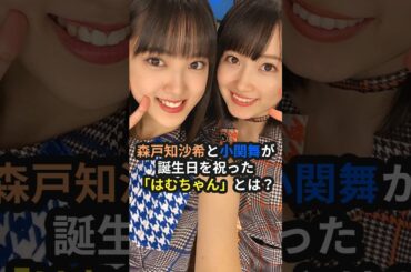 森戸知沙希と小関舞が誕生日を祝った「はむちゃん」とは？ #ハロプロ #カントリーガールズ  #森戸知沙希 #小関舞 #船木結  #はむちゃん #羽賀朱音 #shorts
