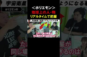 【ホリエモン】宇宙衛星からの地球撮影の仕組み。近い将来、地球上の全ての人・物をリアルタイムで把握できるようになります【堀江貴文/H3ロケット/切り抜き】