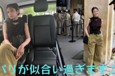 今田美桜、パリでのノースリーブの素敵ショットに絶賛の声