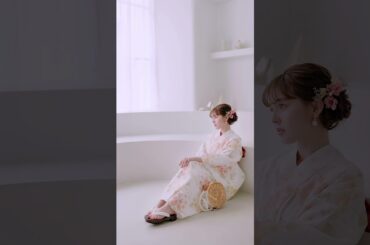 加藤ナナ＆菅野結以が着る淡く儚いフェミニン浴衣♡【jewels】#ジュエルズ #jewels＃浴衣＃シュガーナイン#yukata  #fashion  #浴衣美人 #浴衣女子　#shorts