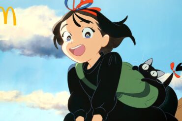 マクドナルドが『魔女の宅急便』とのコラボCM公開　キキ役・悠木碧&ジジ役・阪口大助が共演　マクドナルド『ヨーロッパバーガーズ』新TVCM