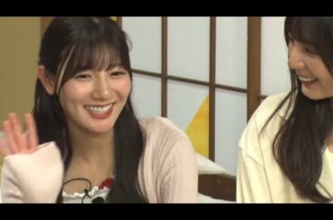 河田陽菜ちゃんとわちゃわちゃする小坂菜緒ちゃん