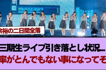 【櫻坂46】三期生ライブ引き落とし状況... 倍率がとんでもない事になってそう⚪︎東京ドーム埋め尽くしてこれで終わったと思ったら...【そこ曲がったら櫻坂】#櫻坂46 #そこ曲がったら櫻坂