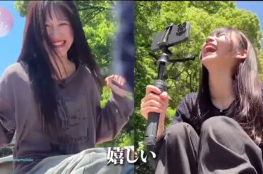 向井純葉 岡本姫奈 元気を貰える楽しそうなボートデート♩ 引きこもる時間はない