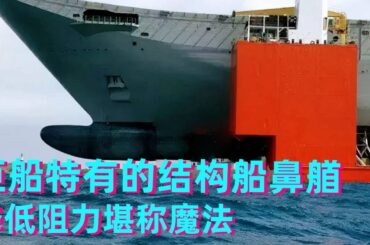 大型船只下方的短粗圆柱形结构，居然决定了船能不能跑的快，这个叫船鼻艏的结构究竟有何魔力？！【科学火箭叔】