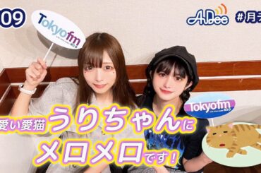 【#09】#月テン #みゆちぃ の可愛い愛猫、うりちゃんにぽんちゃんもメロメロです！【バンドじゃないもん！MAXX NAKAYOSHI】