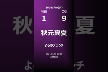 【明日の乃木坂】地方局他 2024/07/09 #shorts #乃木坂46 【番組出演】