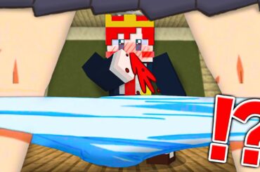 女の子のパンツが丸見え！？バレずにのぞき見しようとした結果...😱💦【マイクラ / マインクラフト / Minecraft】