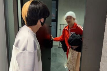 吉本の超人気お笑い芸人が家に泊まりにきました