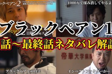 【日曜劇場 ブラックペアン2 】ブラックペアン1最終話までネタバレ復習＆予習動画。夏ドラマ2024。キャスト：二宮和也、竹内涼真、葵　わかな、小泉孝太郎、内野聖陽、市川猿之助、趣里、田中みな実、他。