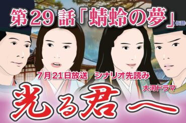 NHK大河ドラマ　光る君へ　第29話「蜻蛉の夢」 ドラマ展開・先読み解説  この記事は ドラマの行方を一部予測して お届けいたします　2024年7月28日放送予定