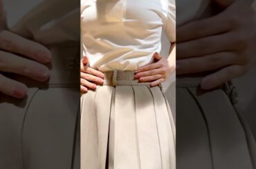 夏はさわやかに🌴小野寺結衣のゴルフファッション　＃ゴルフファッション＃セントフォースゴルフクラブ＃小野寺結衣＃ゴルフ＃ゴルフ女子＃golf