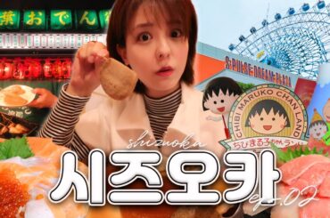 [SUB] 비 오는 날 즐기는 도쿄! 시즈오카 여행✈️| Trip Diary in 시즈오카현 2편 | 카시노이치, 에스펄스 드림플라자, 아오바 오뎅 거리 요코초, 마루코랜드