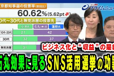 【石丸伸二氏躍進に見るネット選挙の功罪】投票率アップに功？報酬目当ては罪？ 三上洋×増田幸美×河村和徳 2024/7/16放送＜前編＞