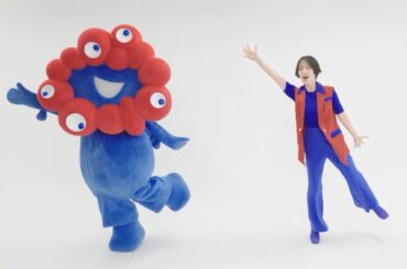 伊原六花、akane振付の「ミャクミャクぽん！」ダンスに挑戦