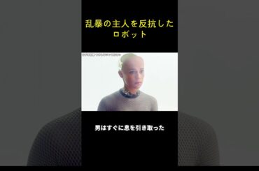 乱暴の主人を反抗したロボット