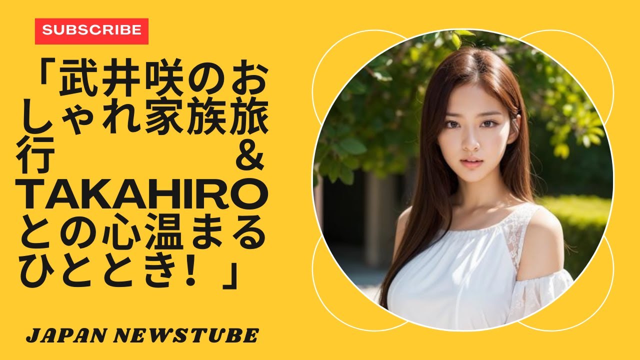 「武井咲のスタイリッシュな家族旅行:カジュアルシック&TAKAHIROとの心温まるひととき | VERY マガジン アップデート」 「武井咲のスタイリッシュな家族旅行:カジュアルシック&TAKAHIROとの心温まるひととき | VERY マガジン アップデート」