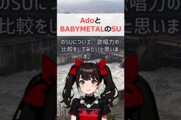 AdoとBABYMETALのSU、歌唱力対決！誰が優れているのか？皆さ… #shorts 126