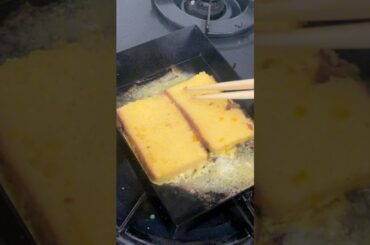 最強のカステラ料理が美味しすぎる！The best castella dishes are so delicious! #料理 #shorts