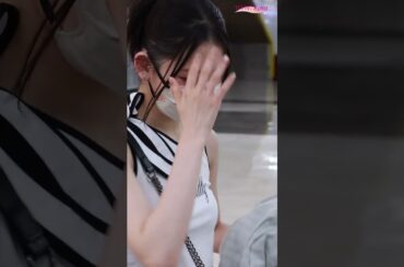 ME:I 笠原桃奈、日本の生放送のスケジュールが終わるやいなや韓国に入国…「ハードなスケジュール！」 #shorts