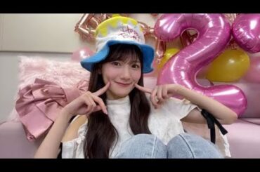 河田陽菜（日向坂46） 2024年07月22日 誕生日配信 SHOWROOM