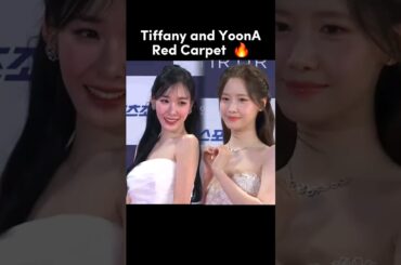 SNSD Tiffany & YoonA Red Carpet 😍🔥 #bluedragonseriesawards