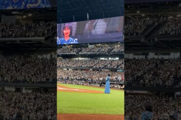 アユニ・D　国歌独唱2024.07.23. エスコンフィールドHOKKAIDO #PEDRO #アユニ・D