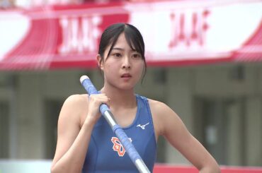 【第108回日本選手権】女子 棒高跳 決勝4位タイ ●小林 美月●