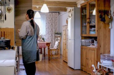 Enjoy the simple and slow village life. Gifts of the forest and a cozy home. Sew morel mushroom