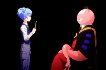 渚は無謀にも殺せんせーを暗殺してしまうが、殺せんせーに救われる【Assassination Classroom 2015 Engsub】