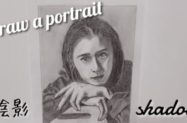 Draw a portrait. 黒島結菜を描く
