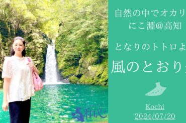 風のとおり道／となりのトトロ♡オカリナ演奏♡にこ淵@高知