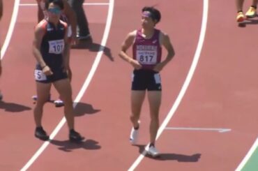 予選から10秒25  男子100ｍ予選  福岡インターハイ陸上2024