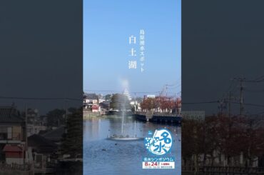 8/24『名水シンポジウム』開催！〜島原湧水スポット・白土湖〜