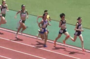 久保凛×ドルーリー朱瑛里  女子800ｍ予選  福岡インターハイ陸上2024
