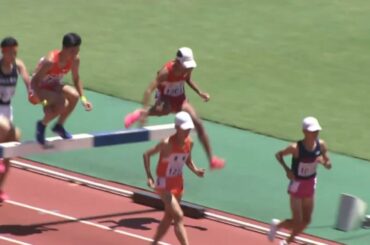 男子3000ｍ障害  予選  福岡インターハイ陸上2024