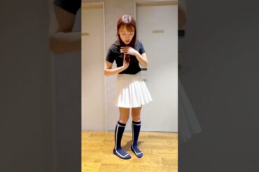 高木由梨奈のゴルフファッション⛳✨　靴下で女性らしさも🧦＃ゴルフファッション＃セントフォースゴルフクラブ＃高木由梨奈＃ゴルフ＃ゴルフ女子＃golf