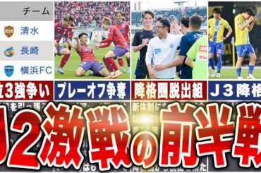 【J2全クラブ完全解説】前半戦の熾烈な争いを振り返る