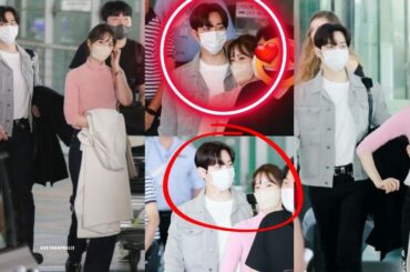 이준호 윤아, 공항에서 달콤한 제스처로 빛나다 #junho #yoona