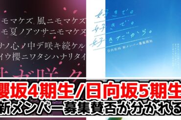 【新メンバー募集】櫻坂/日向坂の新メンバーオーディション開催！早すぎる！？SNSでは賛否両論