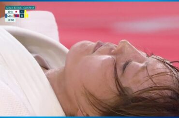 【柔道女子】圧倒的強さ！女子歴代最年長の角田夏実 谷亮子以来20年ぶりの金メダル獲得｜パリオリンピック 柔道女子48キロ級決勝