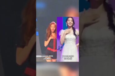 yoona snsd then & now #snsd #shorts  #yoona #thenandnow
