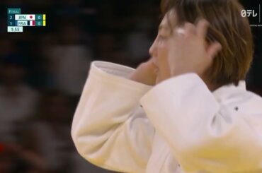 【柔道混合団体決勝】角田夏実 2階級上を巴投げで一本🔥｜パリオリンピック™