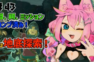 #43【ゼルダの伝説】【ティアーズ オブ ザ キングダム】地底探検だー！【七々瀬ナオ】