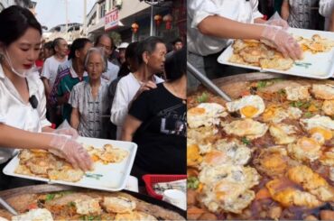 Live 2024.08.11The kind and beautiful sister cooks free meals for the old people on the street