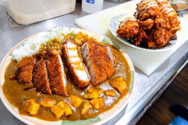 爆量１キロ唐揚げ定食！鬼盛りカツカレー！ガツ盛りポツンと大衆食堂がヤバい。北陸グルメ８選丨Japanese Good Old Diner